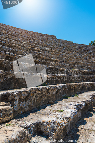 Image of Roman amphitheatre in the ruins of Hierapolis