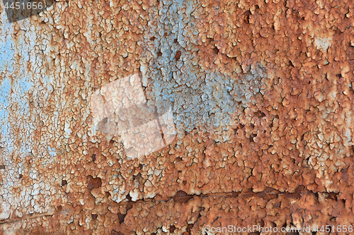 Image of Rusted paint texture