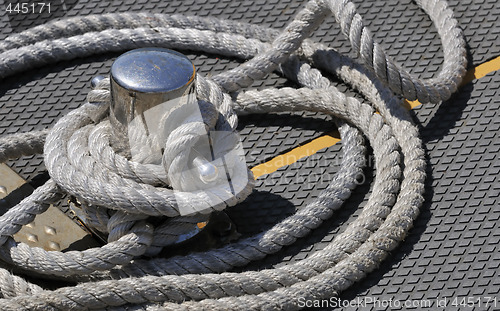 Image of Moored boat