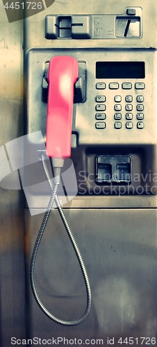 Image of pink Telephone handset