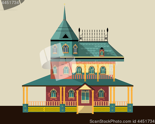 Image of Drawing of a big house