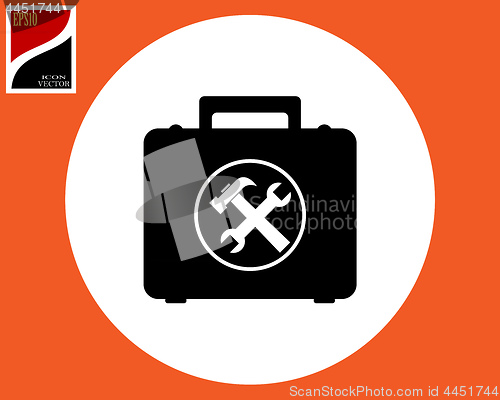 Image of suitcase with tool