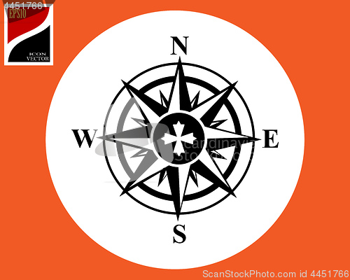 Image of alignment compass azimuth