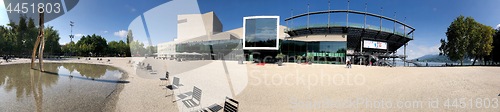 Image of Panoramic view of the Bregenz Opera House
