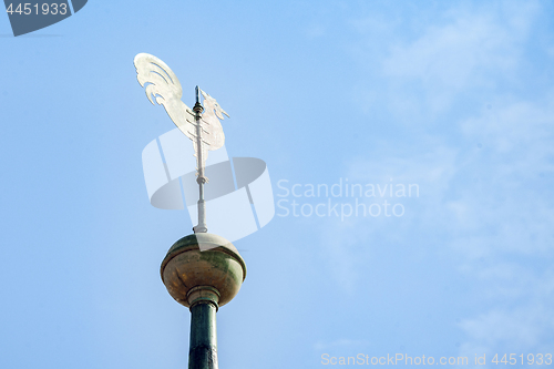 Image of Weather vane on the top of a building