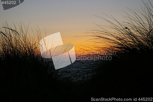 Image of Sunset in greece Naxos