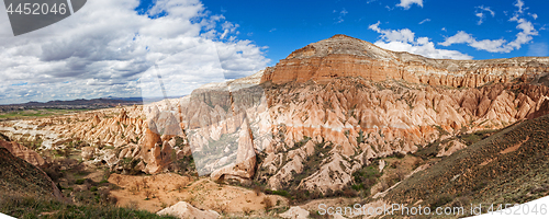 Image of Panorama of Rose valley near Goreme, Turkey