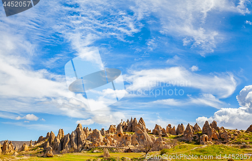 Image of Fairy houses stone cliffs