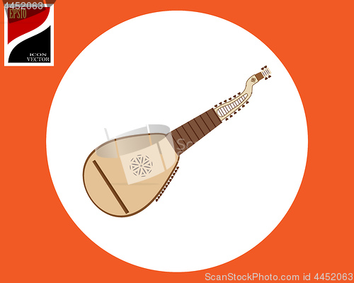 Image of kobza stringed musical instrument