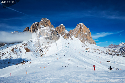 Image of Ski resort in Dolomites, Italy