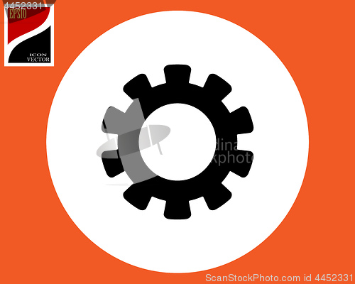 Image of gears with teeth icon
