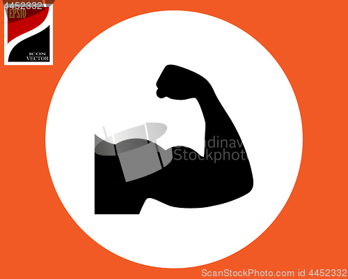 Image of hand biceps icon