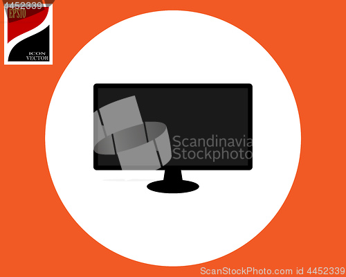 Image of monitor icon for computer