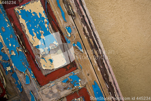 Image of Old Painted Door