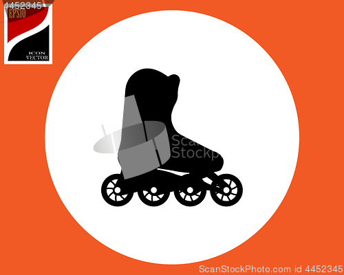 Image of roller skating icon