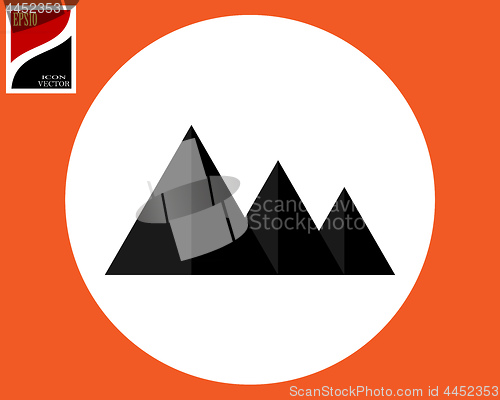 Image of three triangles icon