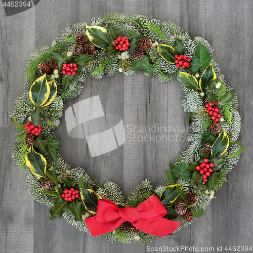 Image of Christmas and Winter Wreath