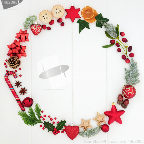 Image of Abstract Christmas Wreath