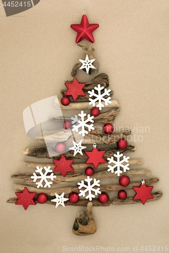 Image of Driftwood Abstract Christmas Tree