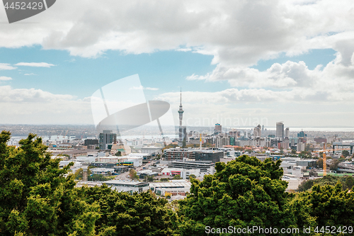 Image of Auckland view from Mt Eden