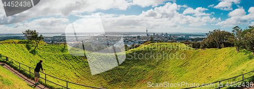 Image of Auckland city, New Zealand Mt Eden Park
