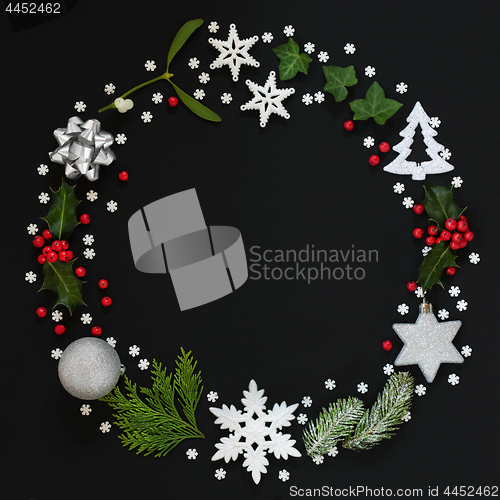 Image of Abstract Christmas Wreath