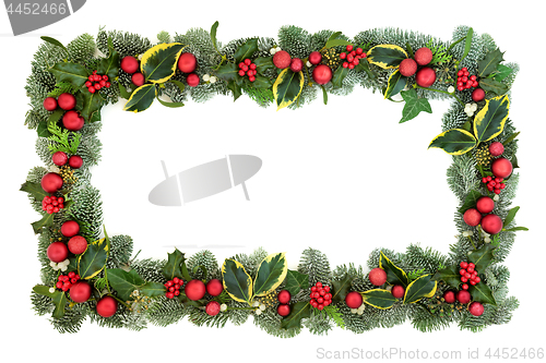 Image of Christmas Background Border