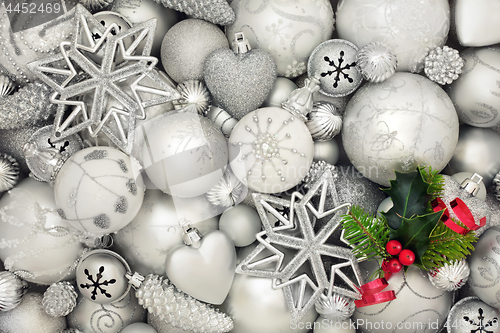 Image of Christmas Bauble Background