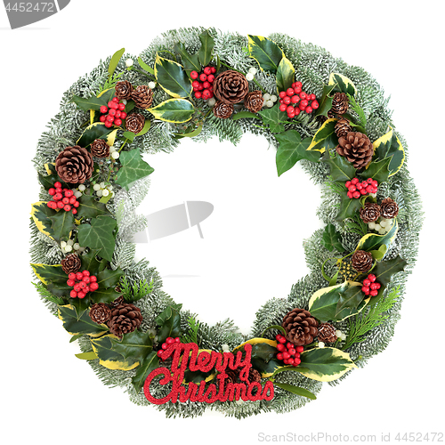 Image of Merry Christmas Wreath