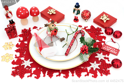 Image of Christmas Dinner Place Setting