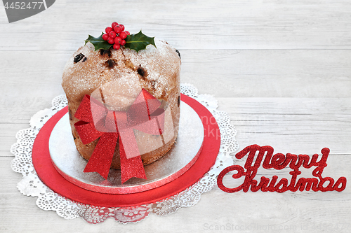 Image of Italian Panettone Christmas Cake