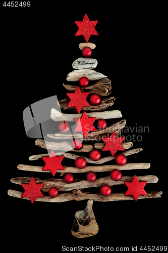 Image of Abstract Driftwood Christmas Tree