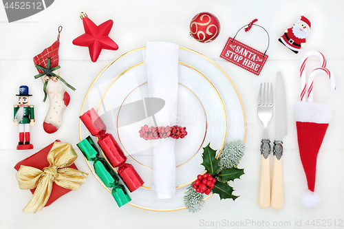 Image of Christmas Dinner Fun Table Setting