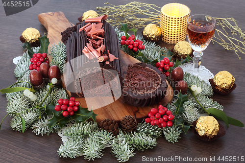 Image of Yule Chocolate Log Cake