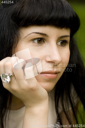 Image of young brunette