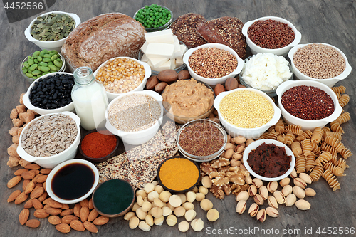 Image of Large Vegan Health Food Selection