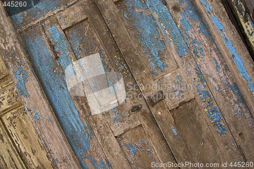 Image of Weathered Blue Door