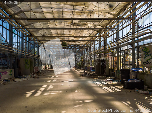 Image of Old abandoned greenhouse