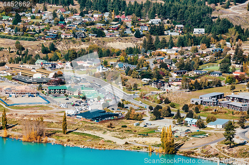 Image of View of Lake Tekapo from Mount John, NZ