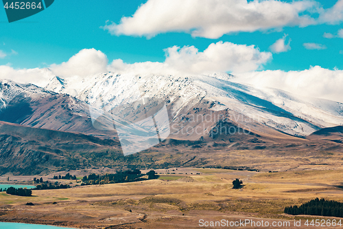 Image of Southern Alps and Lake Tekapo