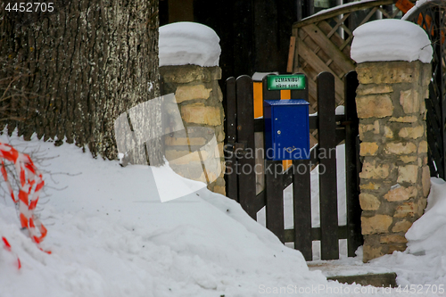 Image of Winter in town