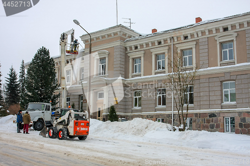 Image of Winter in town