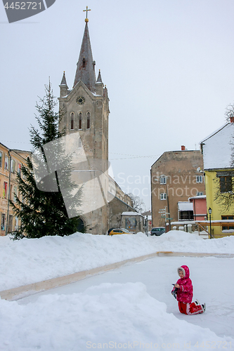 Image of Winter in town