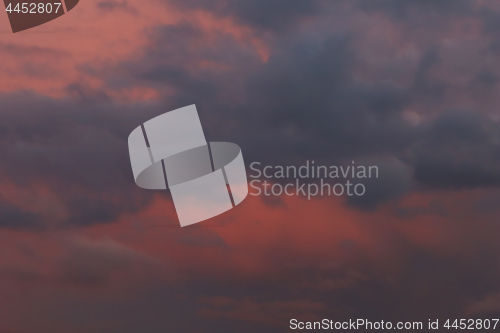 Image of Background of colourful sky