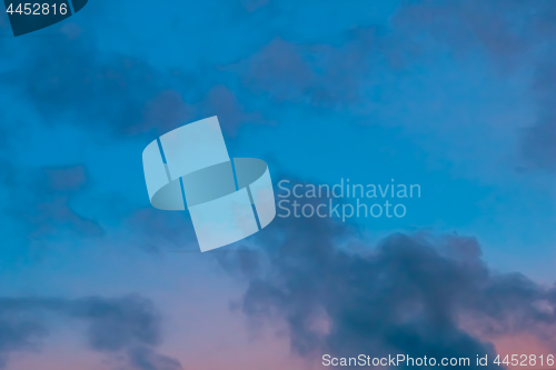 Image of Background of colourful sky