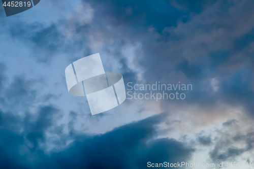 Image of Background of colourful sky