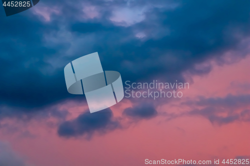 Image of Background of colourful sky