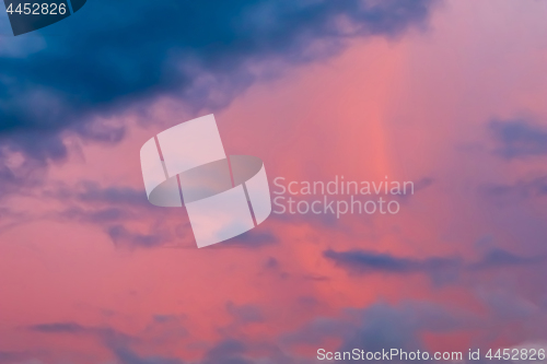 Image of Background of colourful sky