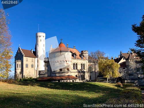 Image of Lichtenstein Castle in the Swabian Jura