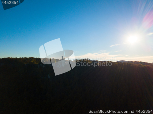 Image of Lichtenstein Castle and the Swabian Jura